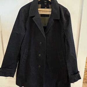 Theory Black Trench Coat